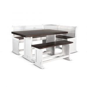 Sunny Designs - Carriage House -  Carriage House Counter Height Breakfast Nook Set - 0114EC