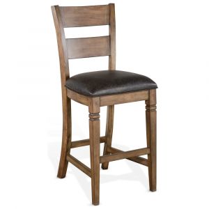 Sunny Designs - Doe Valley Barstool With Cushion Seat - Taupe - 1429BU-30