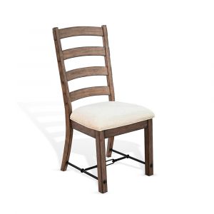 Sunny Designs - Doe Valley -  Yellowstone Ladderback Chair, Cushion Seat - 1667BU