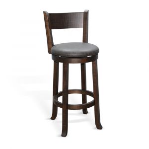 Sunny Designs - Homestead -  Bar Swivel Barstool, Cushion Seat - 1646TL-B30