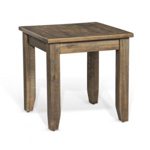Sunny Designs - Homestead End Table in Dark Brown - 3292TL-E