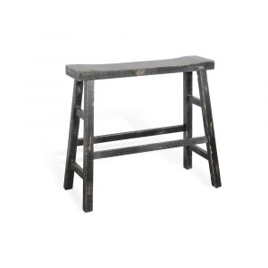 Sunny Designs - Marina -  Black Sand 30'H Bench, Wood Seat - 1671BS-30