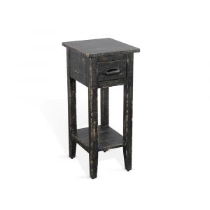 Sunny Designs - Marina -  Black Sand Chair Side Table - 2077BS