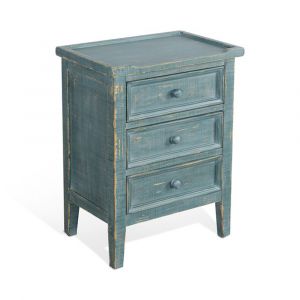 Sunny Designs - Marina -  Marina End Table with Drawers - 2080SG