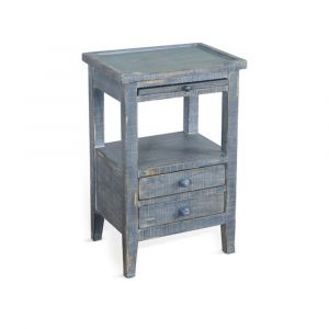 Sunny Designs - Marina -  Ocean Blue Side Table - 2086OB