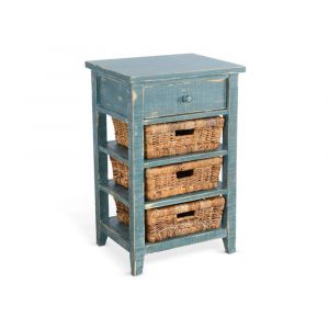 Sunny Designs - Marina -  Sea Grass Storage Table - 2093SG