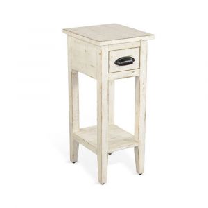 Sunny Designs - Marina -  White Sand Chair Side Table - 2077WS