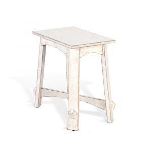 Sunny Designs - Marina -  White Sand Chair Side Table - 3172WS-CS