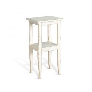 Sunny Designs - Marina -  White Sand End Table - 2082WS