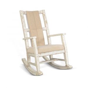 Sunny Designs - Marina -  White Sand Rocker, Cushion Seat & Back - 1935WS