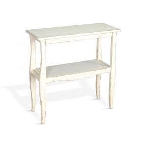 Sunny Designs - Marina -  White Sand Side Table - 2083WS