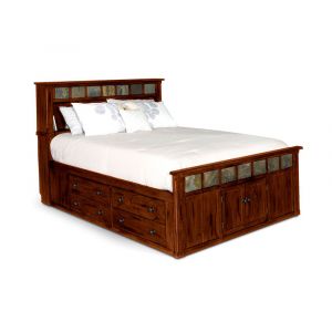 Sunny Designs - Santa Fe -  Eastern King Storage Bed with Slate - 2334DC-SEK