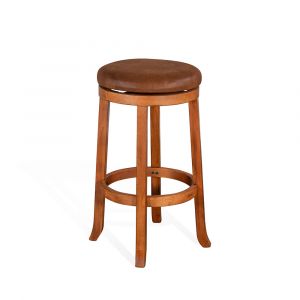 Sunny Designs - Sedona -  Bar Swivel Stool, Cushion Seat - 1646RO-30