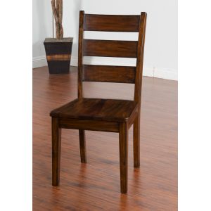 Sunny Designs - Tuscany Ladderback Chair with Wood Seat - 1508VM