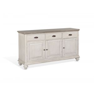 Sunny Designs - Westwood Village Buffet Only - Taupe and White - 1912WV-B