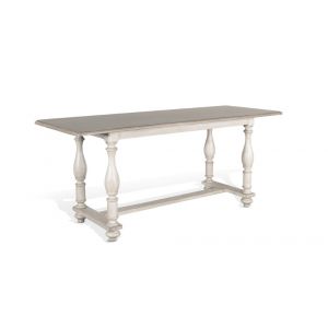 Sunny Designs - Westwood Village Counter Height Table - Taupe and White - 1107WV