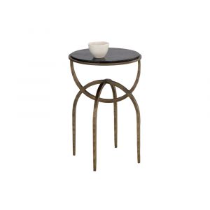Sunpan - Alicent End Table - Black Marble - 110190