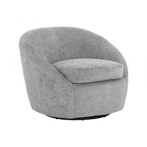 Sunpan - Domestic Bliss Swivel Lounge Chair - Husky Grey - 109892