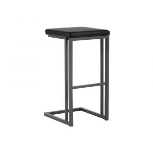 Sunpan - Boone Barstool - Grey - Onyx (Set Of 2) - 102497