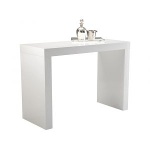 Sunpan - Ikon Faro Bar Table - High Gloss White - 50257