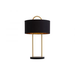 Sunpan - Ikon Kezna Table Lamp - Black Marble - Matte Black - 109263