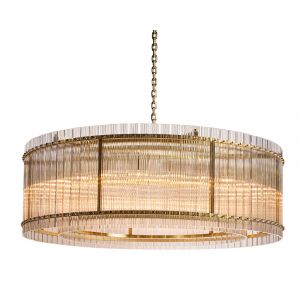 Sunpan - Ikon Kore Chandelier Large - Brass - Clear - 107929