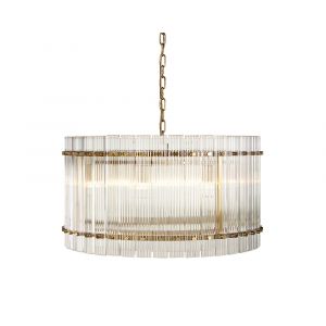 Sunpan - Ikon Kore Chandelier Small - Brass - Clear - 106785