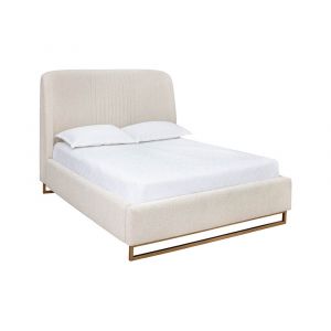 Sunpan - MIXT Nevin Bed Queen - Dove Cream - 108317