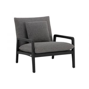 Sunpan - Noelle Lounge Chair - Charcoal - Gracebay Grey - 110727