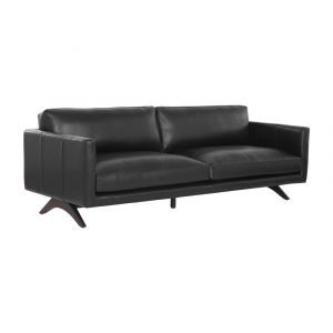 Sunpan - Westport Rogers Sofa - Cortina Black Leather - 110580