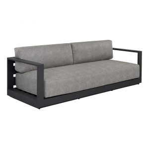 Sunpan - Tavira Sofa - Charcoal - Lanikai Salt And Pepper - 109656