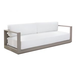 Sunpan - Tavira Sofa - Greige - Stinson White - 110479