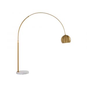 Sunpan - Ikon Vern Floor Lamp - Brass - 106797