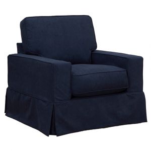 Sunset Trading -  Americana   Slipcover Only for Box Cushion Track Arm Chair  - SU-108520SC-391049