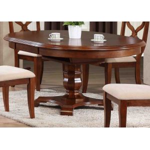 Sunset Trading - Andrews Butterfly Leaf Dining Table in Chestnut Finish - DLU-ADW4866-CT
