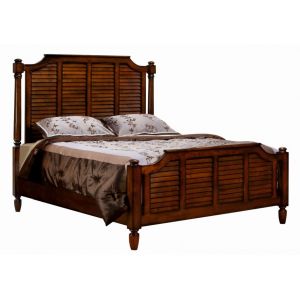 Sunset Trading - Bahama Shutter Wood Queen Bed - CF-1105-0158-QB