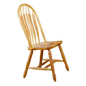 Sunset Trading - Comfort Back Dining Chair in Light Oak - (Set of 2) - DLU-4130-LO-2