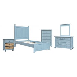 Sunset Trading - Cool Breeze 5 Piece Twin Bedroom Set - CF-1703-0156-T5P