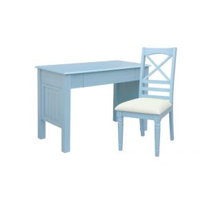 Sunset Trading - Cool Breeze Computer Desk and Chair - Vanity - CF-1786-0156