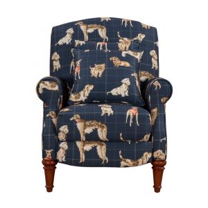 Sunset Trading - Happy Dog Recliner - Manual Reclining Chair - Includes Two Matching Pillows - SU-1090-86-8034-47