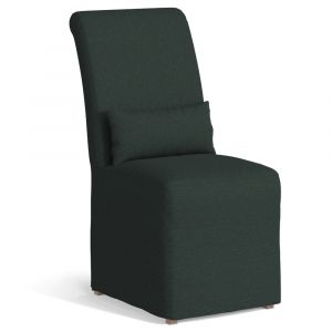 Sunset Trading -  Newport  Slipcovered Dining Chair Dark Gray - SY-1025906-391098
