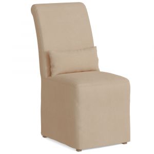 Sunset Trading -  Newport  Slipcovered Dining Chair Tan - SY-1025906-391084