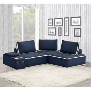 Sunset Trading -  Pixie 4 Piece Sofa Sectional  - SU-UPX1671135-3A-MNW