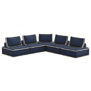 Sunset Trading -  Pixie 5 Piece Sofa Sectional  - SU-UPX1671135-5A-NW