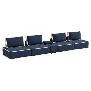 Sunset Trading -  Pixie 5 Piece Sofa Sectional  - SU-UPX1671135-4A-MNW