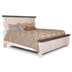 Sunset Trading -  Rustic French King Panel Bed  - HH-4750-KB