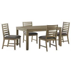 Sunset Trading -  Saunders 5PC Extendable Dining Table Set  - ED-D18620TB-4S-5P