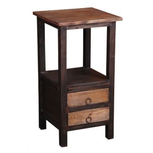 Sunset Trading - Shabby Chic Cottage Two Drawer End Table - CC-TAB168TT-BWRW