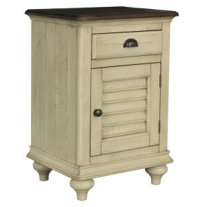 Sunset Trading - Shades of Sand Nightstand - Narrow - Drawer - Cabinet - CF-2338-0490