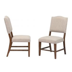 Sunset Trading - Simply Brook Upholstered Dining Chair - Amish Brown (Set of 2) - DLU-BR-C85-AM-2